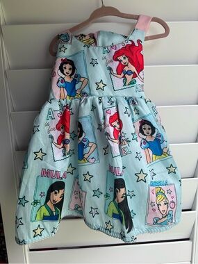 Girls' Disney Princess Light Blue Character Dress